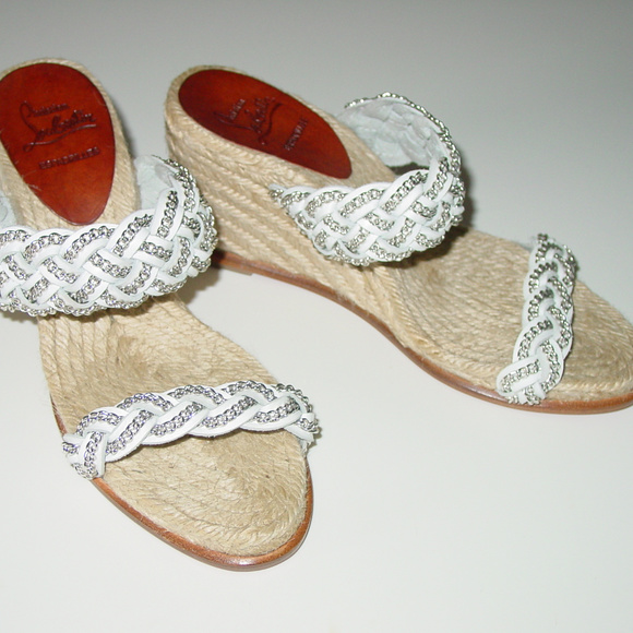Christian Louboutin Shoes - NEW Christian Louboutin PALMA Espadrilles Wedges 5